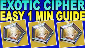 How to Get Exotic Cipher
